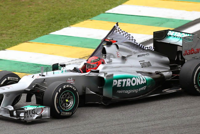 Michael-Schumacher Brasil 2012 Thank You Flag