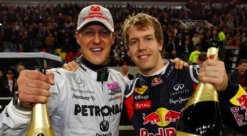 ROC Michael Schumacher y Sebastian Vettel