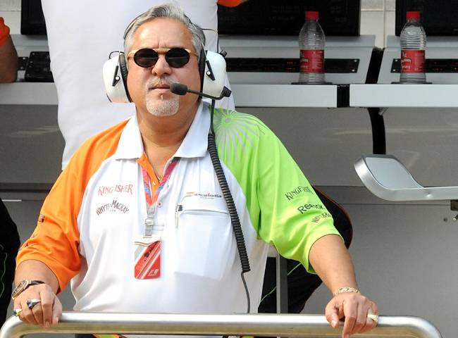 Vijay Mallya  sahara  force india 