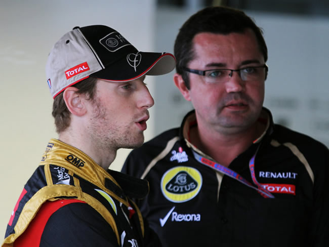 Romain Grosjean - Eric Boullier