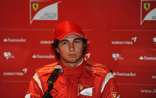 Segio Pérez - Test Ferrari